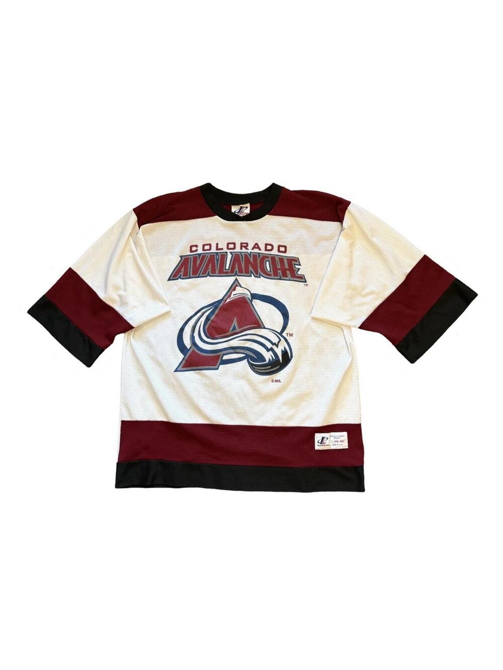 Colorado Avalanche Logo Athletic Vintage 90s NHL Hockey Jersey Adult Size Large